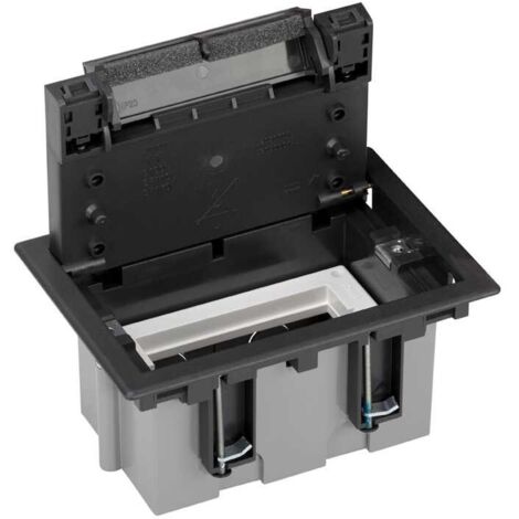 Boîte de sol 70mm 1 module graphite SIMON 52050001-038