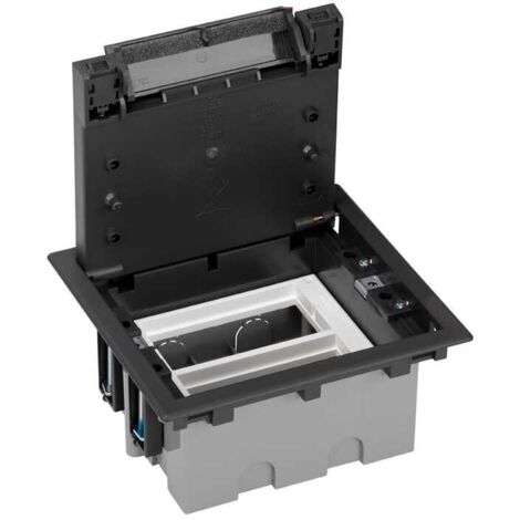 Boîte de sol 70mm 2 modules graphite SIMON 52050002-038