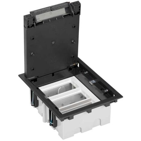 Boîte de sol 70mm 3 modules graphite SIMON 52050003-038