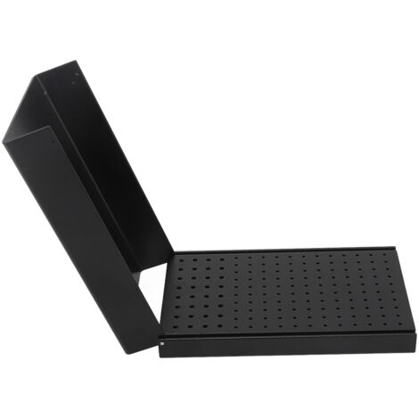 Boîte de stérilisation noire pour fraises dentaires, 152 alvéoles en alliage d'aluminium, rangement clinique et nettoyage pratique