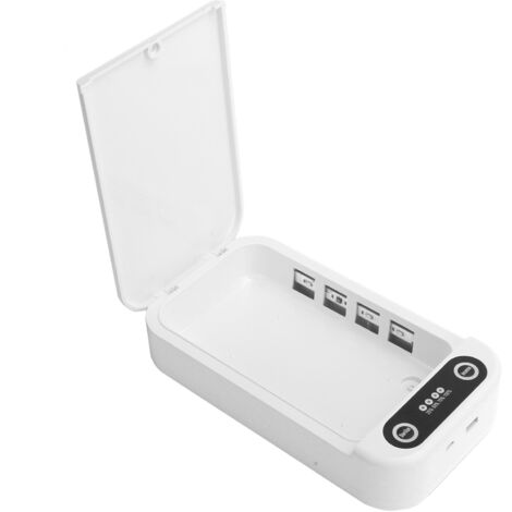 Boîte de Stérilisation UV pour Smartphone avec Chargeur Sans Fil et Séchage