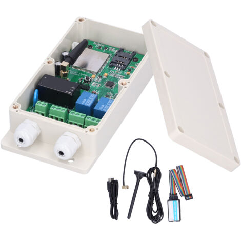 Boîte de télécommande ouvre-porte, contrôleur de commutateur Double canal pour GSMKEY4G 4G/3G/GSM AC 110V 220V (fréquence américaine)