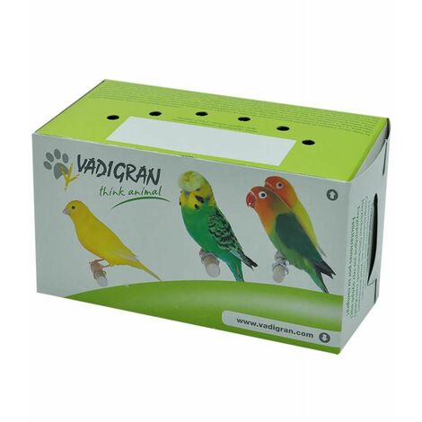 Boite en carton pour le transport de petits oiseaux à 0,45 €