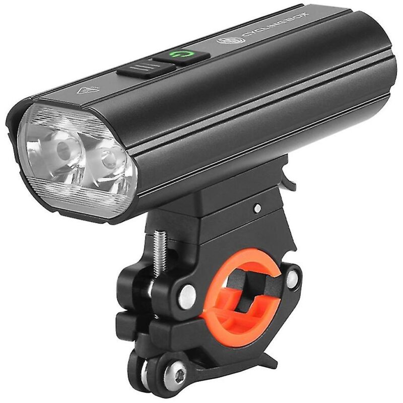 Boîte de vélo usb rechargeable lampe de vélo vélo de montagne aluminium surligneur vélo intégré Warni