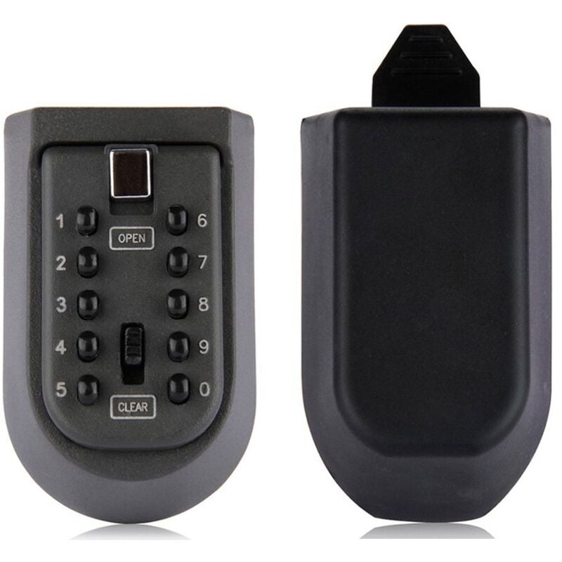 Boîte de verrouillage à clé murale, coffre-fort à combinaison, Code de mot de passe à 10 chiffres, boîte à clés pour l'extérieur