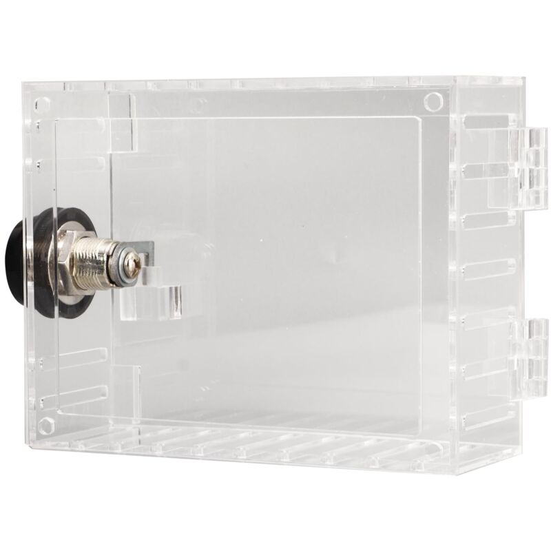 Boîte de Verrouillage de Thermostat à Combinaison Transparente Universelle, Couvercle de Thermostat Transparent pour Maisons, Bureaux, églises