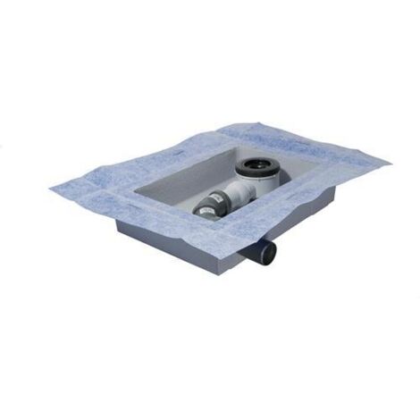 Boîte de vidange IS grande, DN50, 460x320x100mm, utilisable à droite ou à gauche