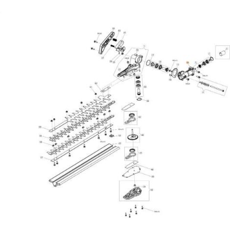 BOÎTE DE VITESSES CÔTÉ MOTEUR EMAK D'ORIGINE NK000003R