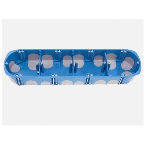 Boite d'encastrement 4 postes étanche étanche BBC Ø 4x68mm entraxe 71mm prof 40mm Hor/Vert écolo R2012 SIB ADR P34971