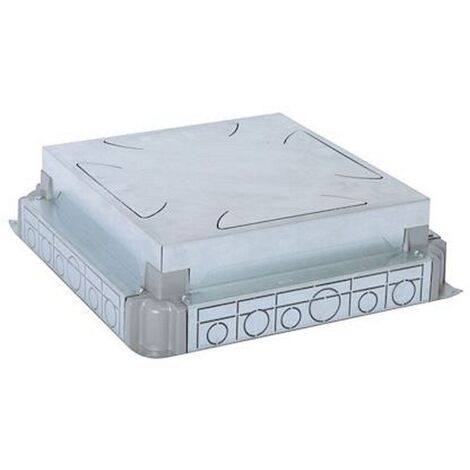 Boîte d'encastrement auto-ajustable pour boîte de sol et trappe de visite 16-24 modules (PW28524)