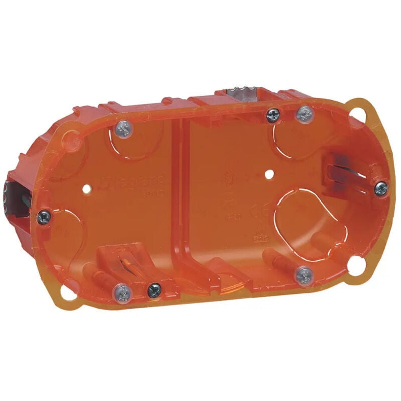 080122 boîte batibox multimatériaux 2 postes ou 4 à 5 modules utilisation verticale ou horizontale, 50MM profondeur, lot - Legrand