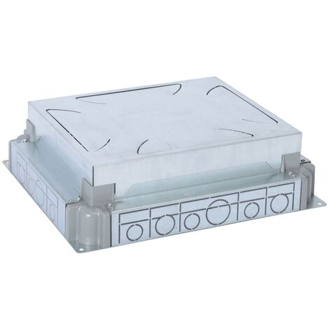 Boîte d'encastrement chape béton auto-ajustable pour boîte de sol standard ou affleurante 12 ou 18 modules LEGRAND 088091