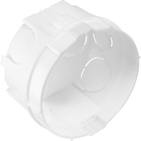 BOITE D'ENCASTREMENT MAÇONNERIE 1 POSTE Ø67/P40 BLANC - Blanc
