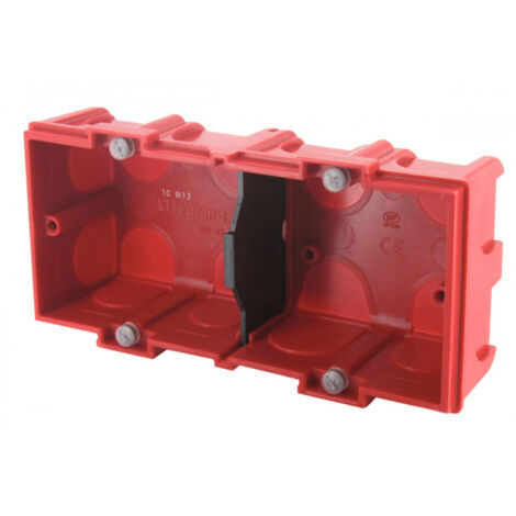 Boîte d'encastrement maçonnerie  2 postes 40mm - LEGRAND