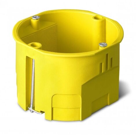 Boîte d'encastrement PK-60f, pour murs en plaques de plâtre, auto-extinguible