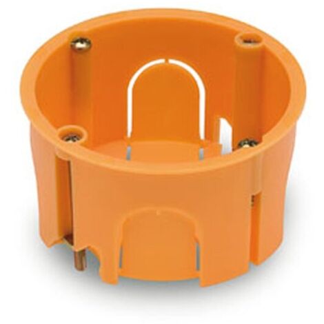 BOÎTE D'ENCASTREMENT RONDE POUR PLAQUES DE PLÂTRE - 67X39 MM