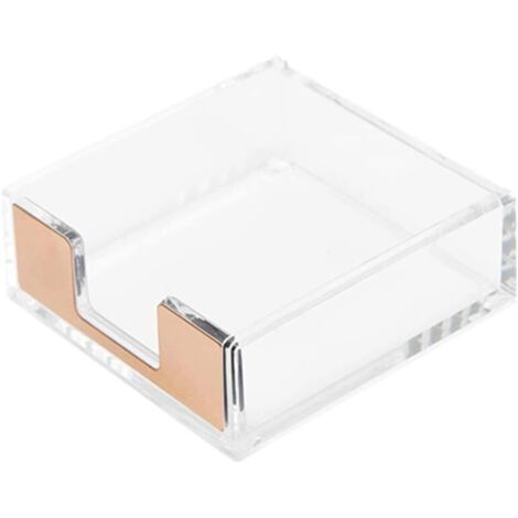 Boîte distributrice de cubes en acrylique transparent 3,5x3,3 pouces,