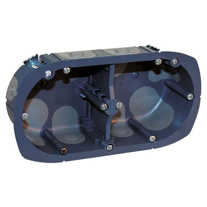 Eurohm xl ultra boîte encastrement double multimatériaux étanche à L&039,AIR P40MM E71 - 52014