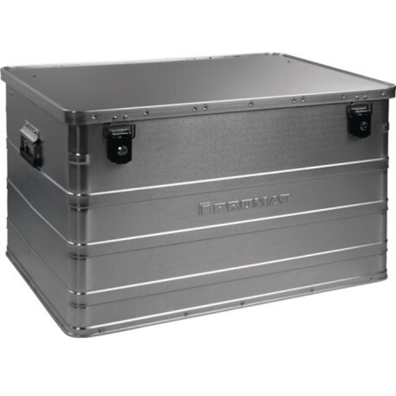 Promat - Boîte en aluminium L790xl560xH475 mm 184 l avec fermoir déclic et serrure cylind