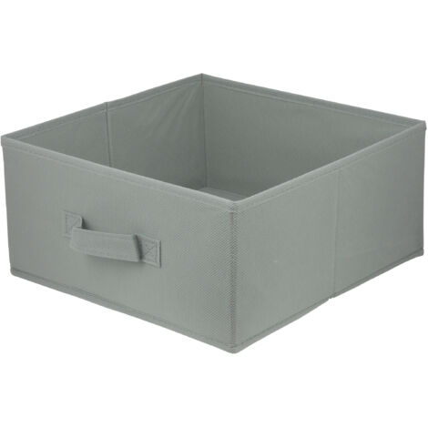 Boîte en carton Boîte textile 31x31x15 gris clair - light grey 31x31x15