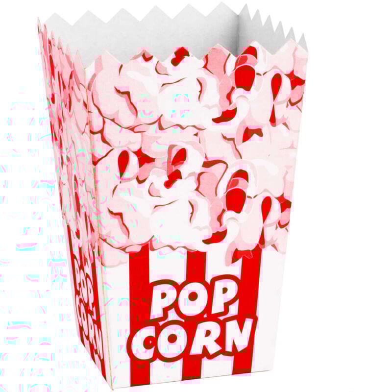 Boîte en carton pour PopCorn 7x14,5x9cm MOYEN 0,75L 100 pcs.