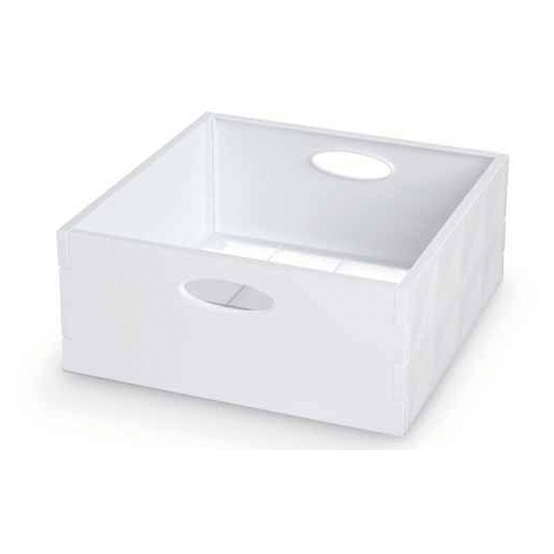 Boîte en cristal bianco h 14x31x31 cm