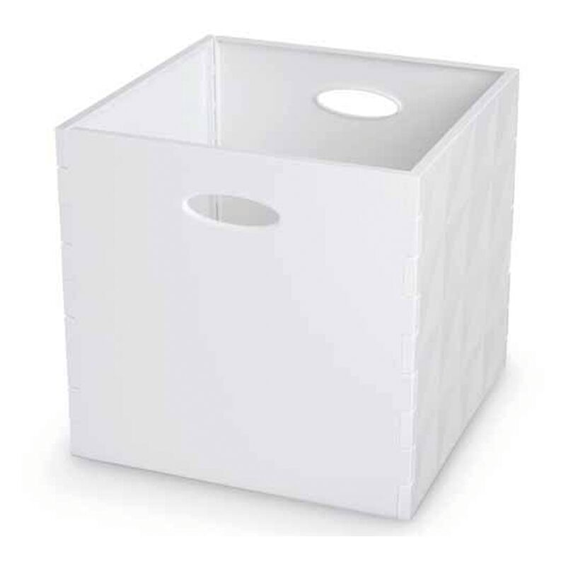 Webmarketpoint - Boîte en cristal h 30x31x31cm bianco