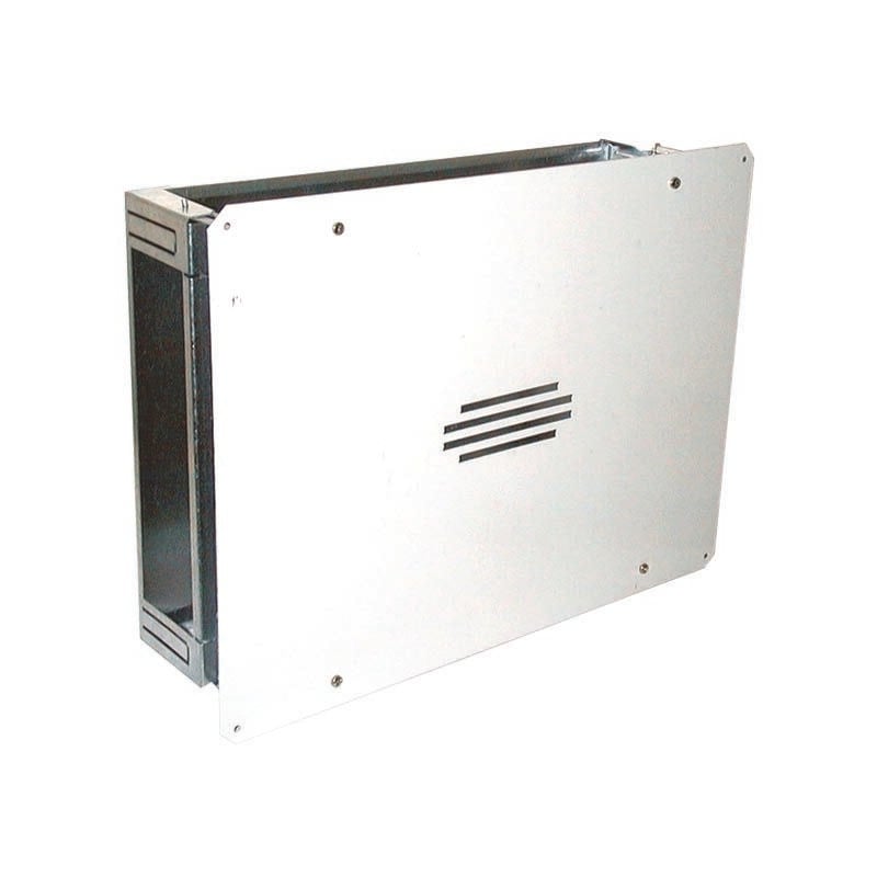 Boîte en tôle blanche pré-peinte pour collecteurs 27x57 75/110