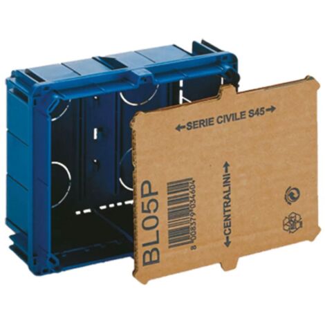 Boîte encastrée Ave multifonction avec paramalte 168X137X73 BL05P