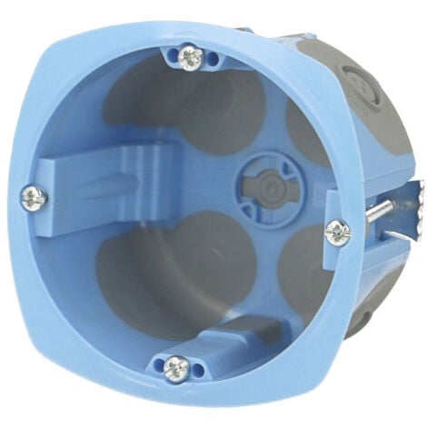 Boite encastrement 1 poste, prof. 50mm, lot de 100 Eur'ohm