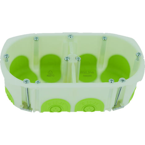boîte encastrement - bbs - 2 postes - diamètre 67 mm - profondeur 50 mm - bizline 550250