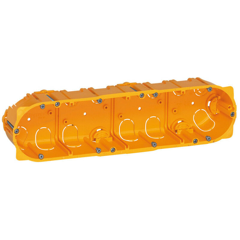 Boîte multiposte Batibox cloisons sèches 4 postes 8 à 10 modules profondeur 40mm (080044)