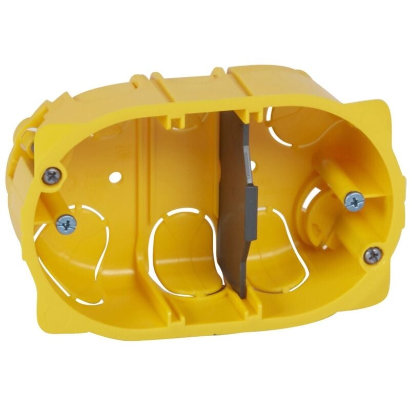 Boîte multiposte Batibox cloisons sèches pour Mosaic 3 modules profondeur 40mm (080049)