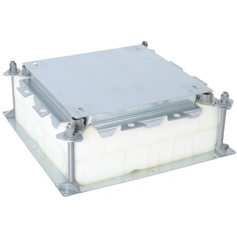 boîte encastrement universelle - réglable pour boîte de sol standard ou affleurante - legrand 088080