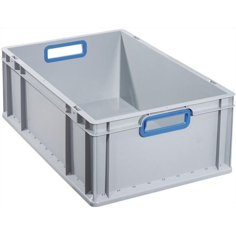 Allit - Bac de manutention poignée ouverte bleu 600 x 400 x 220 mm - 456770