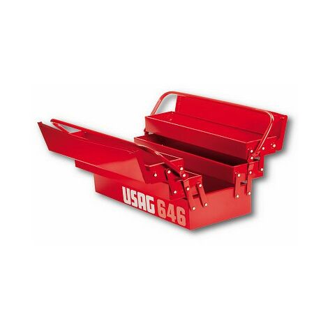 Boîte extensible longue Usag 646/5LV à cinq compartiments vides
