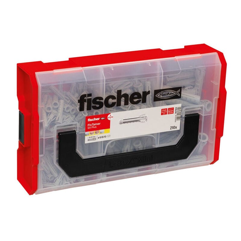 Fischer - Coffret FixTainer chevilles sx Plus 6,8 / 10 567904 sans vis