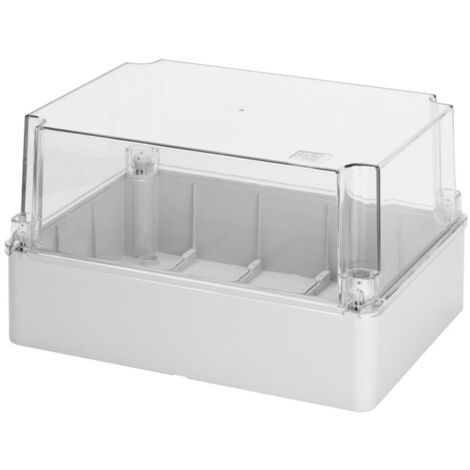 Boîte Gewiss externe avec couvercle transparent 240x190x160 GW44438