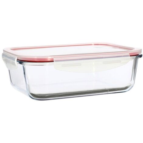 Boîte hermétique rectangulaire en verre 1500ml, CLÉMENTINE