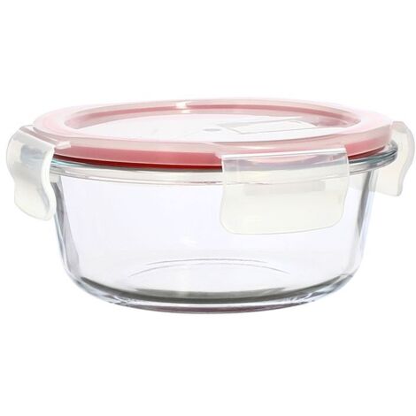 Boîte hermétique ronde en verre 370ml, CLÉMENTINE
