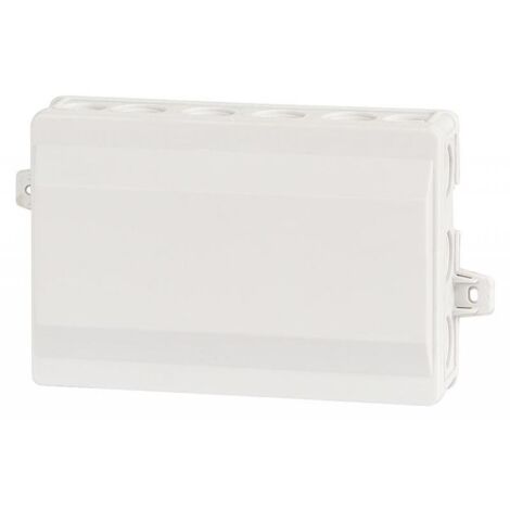 Boîte hermétique S3, thermoplastique 90x135x40 IP 54, gris-clic, 18 défonçables F1.0136