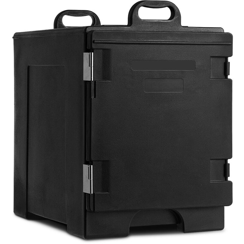 Boîte isotherme 77 litres caisse conteneur caisson bac transport de nourritures de noir