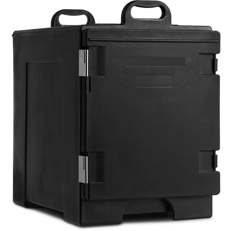 Maisonchic - Boîte Isotherme 77L Caisse Conteneur Caisson Bac Transport de Nourritures pour Reataurant Noir CW3412 design in