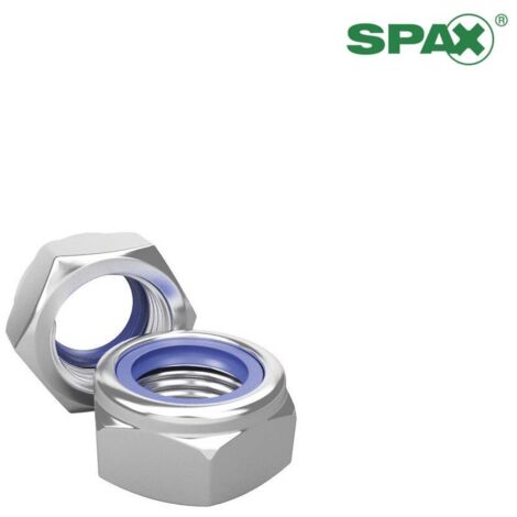Boîte L 50 Unités. écrou Auto-freinant. Zinc M 8 Fadix