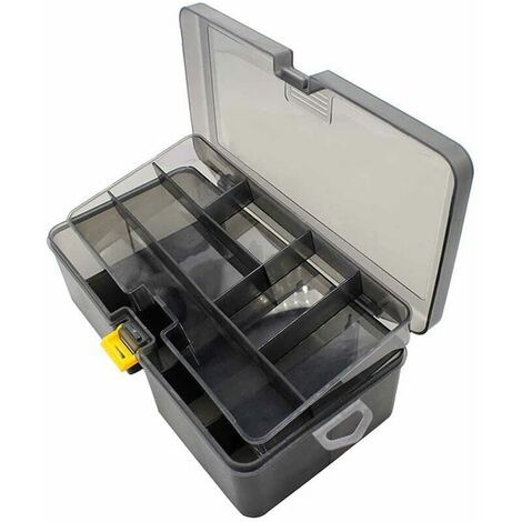 Boite Leurres Transparent Imperméable Boîte à Outils Pêche, Boîte de Rangement pour Matériel de Pêche, Caisse de Peche Accessoire de Peche pour Plein air Pêche