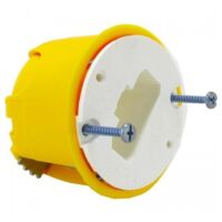 Boîte luminaire Batibox pour applique à bornes auto - cloison sèche profondeur 50 mm