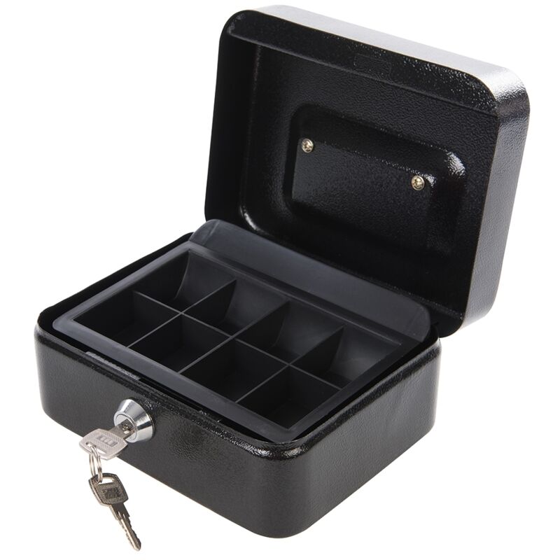 SILVERLINE Petite caisse m&eacute;tallique &agrave; serrure (Lot de 2)
