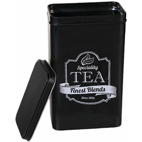 Boite métallique pour le Thé noire