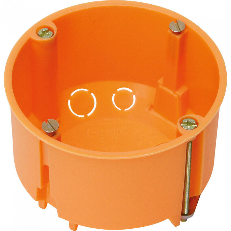 Boîte murale iso 70mm ø 47mm orange foncé (Par 10)