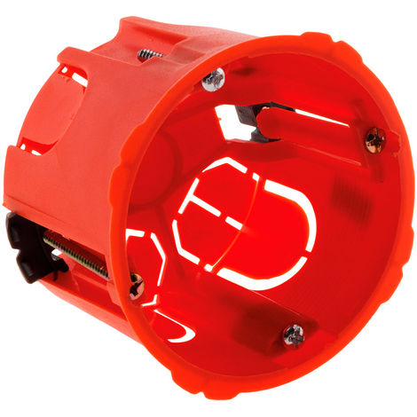 Meister 7460610 Lot de 25 couvercles de signaux rouges pour boîte de 60 mm de diamètre 
